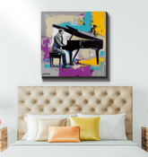 Geometric Abstraction Wrapped Canvas