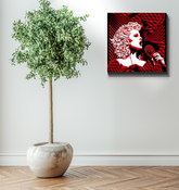 Punk Pulse Wrapped Canvas