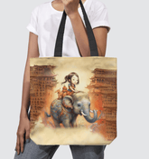 CB6-38 Tote Bag in a lifestyle setting.