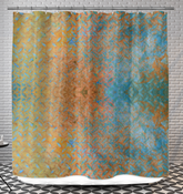 Sateen Stride Texture Shower Curtain