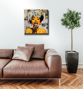 Echoes Of Music Wrapped Canvas Rhythmic Reverberation - Beyond T-shirts