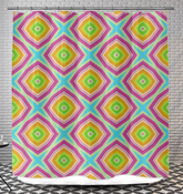 Intricate Mandala Design on Shower Curtain