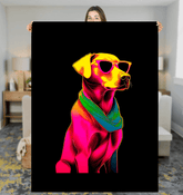 Joyful Doggie Moments Sherpa Blanket - Beyond T-shirts