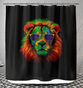 Majestic Lion Pride Shower Curtain - Beyond T-shirts