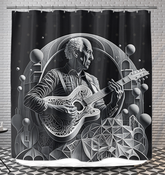 Music Lover shower Curtain