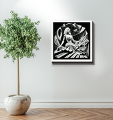 Progressive Rock Odyssey canvas art for living room wall decor.