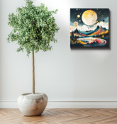 Majestic Moors Highland Landscape Canvas