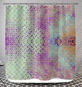 Waffle Weave Texture Shower Curtain