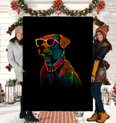 Dogs' Love Letters Sherpa Blanket - Beyond T-shirts