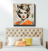 Musical Muse Wrapped Canvas Melodic Inspiration - Beyond T-shirts