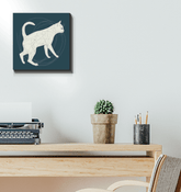 Mystical Cat Moonlit Stare Canvas - Beyond T-shirts