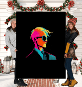 Graffiti Glamour Sherpa Blanket - Beyond T-shirts