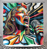 Melody Oasis Music Shower Curtain