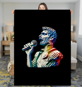 Rhythmic Reverie Sherpa Blanket