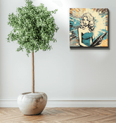 Surfing 1 18 Wrapped Canvas - Beyond T-shirts