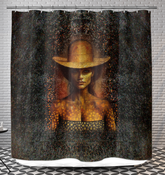 Luxe Glamour Shower Curtain with elegant design