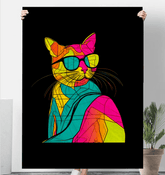 Whiskered Companionship Sherpa Blanket - Beyond T-shirts