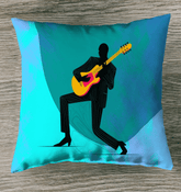 Vintage Vinyl Vibes Patio Pillow - Beyond T-shirts