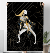 Chic Geometric Marble Sherpa Blanket - Beyond T-shirts