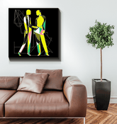 Chic Couture Abstract Art Canvas - Beyond T-shirts