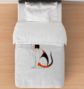 Playful Kitty Paws Duvet Cover