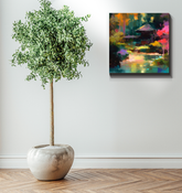 Majestic Mountains Landscape Wrapped Canvas