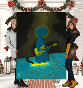 NS-857 Sherpa Blanket in plush white, perfect for cozy evenings