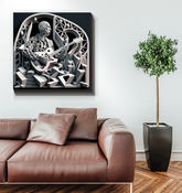Tropical Salsa Wrapped Canvas