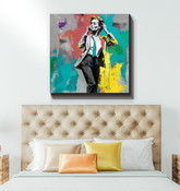 Nature's Symphony Minimalist Abstract Wrapped Canvas