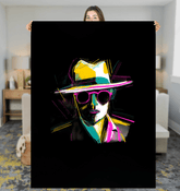 Elegant Lace Accent Sherpa Blanket - Beyond T-shirts