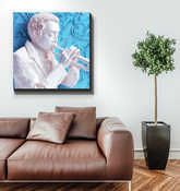 Artistic representation of Renaissance celebration on canvas for home.