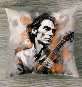 Bright sunburst design outdoor pillow.