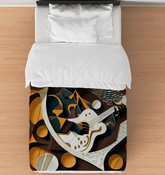 Blues Mood Duvet Cover