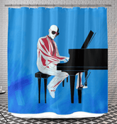 Fashion Fusion Showcase Shower Curtain - Beyond T-shirts