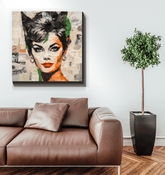 Sonic Canvas Wrapped Canvas Notes In Color - Beyond T-shirts