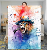 Vocalist’s Velvety Veil Sherpa Blanket