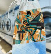 Symphonic Notes Laundry Tote - Beyond T-shirts