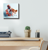 Serene Sakura Wrapped Canvas showcasing elegant cherry blossoms for home decor.