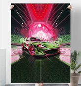 Vintage Ride Sherpa Blanket