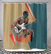 Couture Reflections Fashion Jam Shower Curtain - Beyond T-shirts