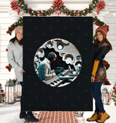 Folk Fabric Sherpa Blanket