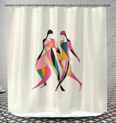 Fashionista's Sketchbook Bath Curtain - Beyond T-shirts