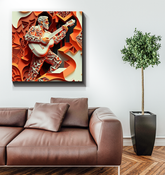 Melodic Muse Wrapped Canvas
