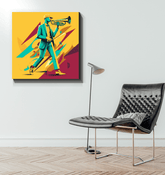 Jazzed Up Elegance Canvas Print - Beyond T-shirts