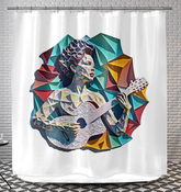 Bassline Bliss Shower Curtain