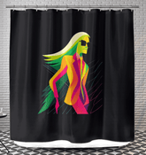 Canvas Couture Art Bath Curtain - Beyond T-shirts