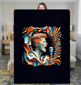 Vinyl Vibrancy Sherpa Blanket