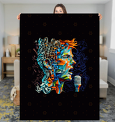 Opera Oasis Sherpa Blanket