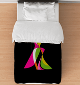 Fusion of Colors Asleep Fashion Art Duvet Cover
