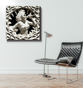 Country Roads Wrapped Canvas